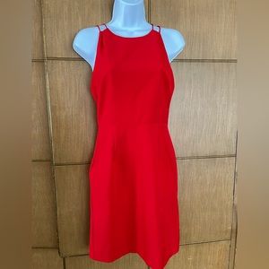 Minuet Brand Red Spaghetti Straps backless dress | Small